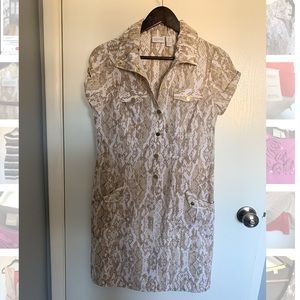 Chico’s snakeskin print dress